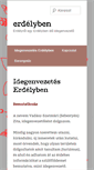 Mobile Screenshot of erdelyben.info